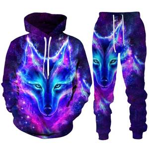 Traje de chándal de entrenamiento atlético para hombre, ropa personalizada de talla grande, venta al por mayor - Product Image 5