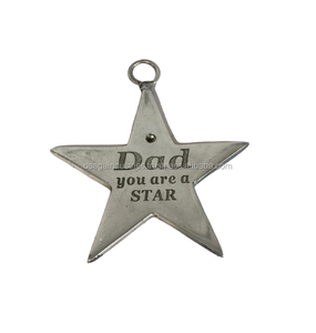 CUSTOM CHRISTMAS REE DECORATION METAL ALUMINIUM DOTTED DESIGN <b>STAR</b> LARGE CHRISTMAS <b>HANGING</b> ORNAMENT HOME DECOR - Product Image 6