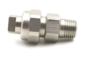 Boquilla de pulverización de ventilador plano de acero inoxidable personalizada Mecanizado CNC por fabricante-Wire EDM & Broaching - Product Image 3
