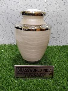 Urne de crémation en laiton d'ange pour cendres humaines cuivworld inde - Product Image 6