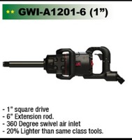 Clé à chocs pneumatique APLUS GWI-A1201-6 1 pouce, boîtier composite, légère et plus puissante, certifiée CE OEM