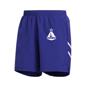 Pantalones cortos de hombre de fabricación pakistaní color azul con pantalones cortos de correr elásticos - Product Image 1