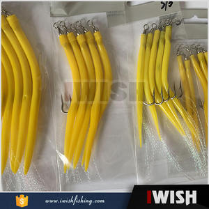 Gommi Makk-appât pour la pêche, leurre pour attraper des poissons, eau salée, rose, fournitures d'usine - Product Image 3