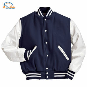 Chaqueta de béisbol universitaria al por mayor para hombre, chaqueta de lana personalizada, chaquetas impermeables de talla grande para hombre - Product Image 2