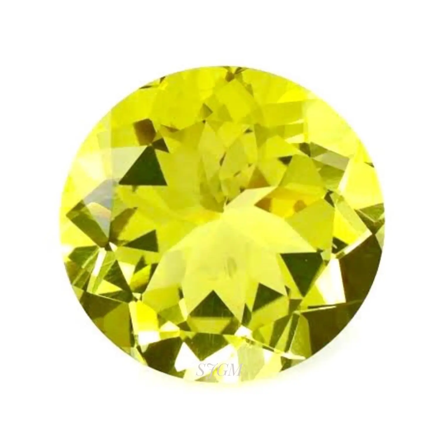 Cuarzo de limón de oro verde natural de corte brillante redondo de 3mm "Precio de fábrica al por mayor Piedra preciosa suelta facetada de alta calidad" | Cuarzo