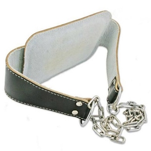 synthetic leather Weight Lifting Dipping <b>Belt</b> Dip <b>Chain</b> Pull Ups Body Building - Product Image 1