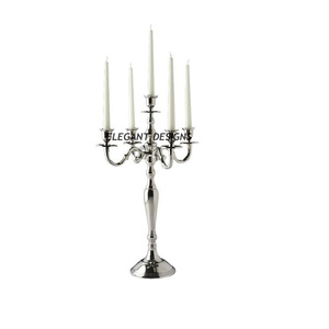 Gold Plated Metal <b>Candelabra</b> Classic Stylish Handmade Crystal Hanging Candle Holder High Quality Heavy Duty Fancy <b>Candelabra</b> - Product Image 4