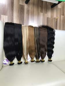 Gran oferta 2023, extensiones humanas, doble trama de pelo liso, color marrón Piano, pelo mcsara, trama, fábrica de empresa de pelo - Product Image 2