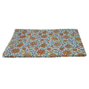 Indian 100% Cotton <b>Fabric</b> for Women Natural Floral Printed Lightweight Soft Breathable Accessory Dressmaking Woven Home Boys - Product Image 5