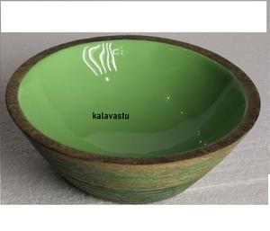 Bol de service à salade multifonction en bois de manguier avec époxy pour décoration murale cadeau de mariage - Product Image 4