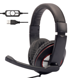 Audífonos con Cable de Sonido Perfecto, Audífonos para Juegos con Micrófono para PC - Product Image 1