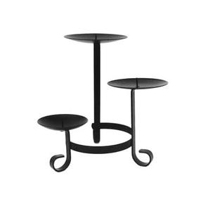 Vendedor superior, candelabro de madera hecho a mano, acabado plateado, diseños de colores personalizables, decoración navideña, exportador mayorista - Product Image 5