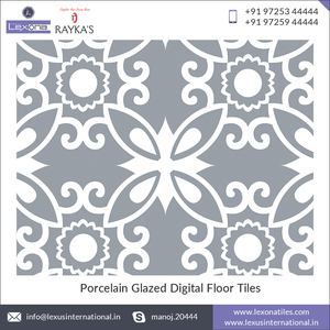 Azulejos de suelo Digital para uso residencial, porcelana pulida de cuerpo completo de 600x600mm, serie brillante - Product Image 6