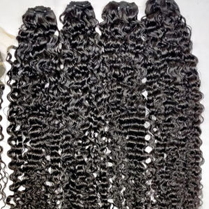 Extensiones de Cabello Rizado Natural Brasileño Remy 100% con Doble Trama, Cierre Frontal y Pelucas Personalizadas - Product Image 2