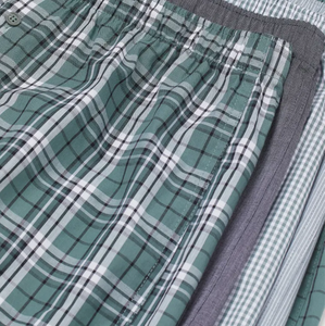 Fabrication professionnelle bas prix respirant hommes taille moyenne Boxer haute élastique multicolore sous-vêtements tricotés - Product Image 6