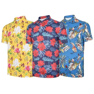 Golf de los hombres para la camisa Diseño personalizado Spandex de punto Impreso DryFit Tallas grandes Calidad confiable - Product Image 6