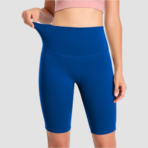 กางเกงขาสั้นรัดรูปแบบไร้รอยต่อระบายอากาศสำหรับผู้หญิงสำหรับใส่วิ่งแบบกำหนดเองได้ราคาโรงงาน - Product Image 5