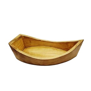 Plateau de service en bois tendance pour la décoration de table de fête de mariage utilisation de service de restauration pour les restaurants d'hôtel - Product Image 1