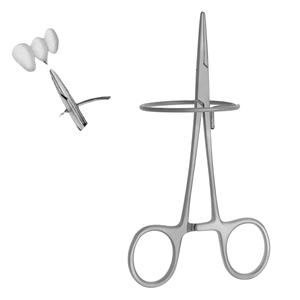 Forceps de maintien pour couronnes et bridges dentaires avec anneau de support - Product Image 1