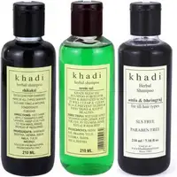 Terbaik Terbaru 100% Herbal Perawatan Rambut Khadi Sampo
