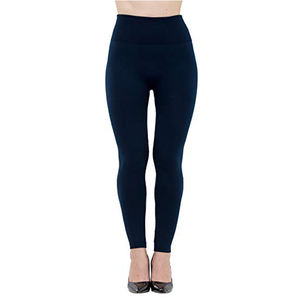Wholesale high waist thick warm seamless <b>tights</b> women Cotton Breathable winter leggings in <b>fleece</b> - Product Image 3
