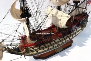 Bateau en bois LICORNE/LA LICORNE, modèle artisanal, art créatif - Product Image 5