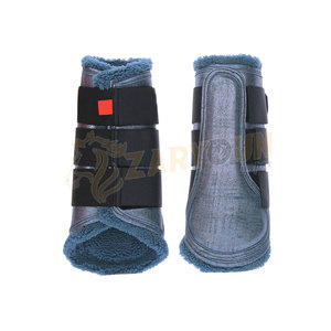 ZARYOUN IMPEX PK 20 pares de botas de equitación de piel sintética acolchadas de neopreno, botas de cuero para cepillar a caballo - Product Image 1