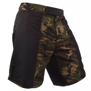 กางเกงขาสั้นผ้าไหมซาตินสำหรับมวยไทยขาสั้นปรับแต่งโลโก้สำหรับ MMA คาราเต้ชุดศิลปะการต่อสู้เทควันโดจูจิทซึ - Product Image 2