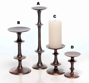 เชิงเทียนโลหะสำหรับงานแต่งงานเชิงเทียนทรงเรียวสวยงามเรียบง่ายเชิงเทียนโลหะทองเหลืองโบราณสำหรับคริสต์มาส - Product Image 4