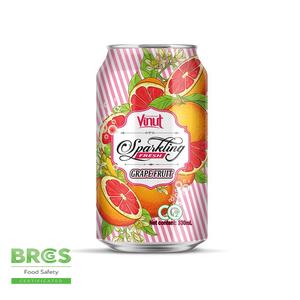 Eau de pamplemousse pétillante 330ml VINUT Premium OEM Private Label - Product Image 1