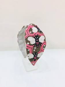 Accesorios personalizados para el cabello para niña y mujer, accesorios para el cabello con diseño de abeja anudado a mano, con ajuste de talla única, venta al por mayor - Product Image 2