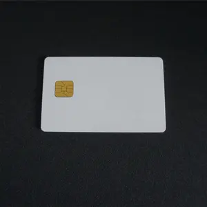 Póngase en contacto con la tarjeta IC 4442 de PVC blanco en blanco Chip de tarjeta inteligente