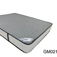 Matelas Orthopédique Durable en Mousse à Mémoire de Forme Refroidissante et à Ressorts Ensachés Sleep Well - Tailles Personnalisables, Emballé en Rouleau, 100% Coton