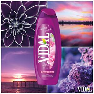 BATH FOAM VIDAL 500 ML CAMELLIA & AMBER - Product Image 4