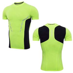 Protector de sarpullido de manga larga para hombre, ropa deportiva de tela de nailon, personalizado, OEM, con Logo de LICRA - Product Image 6