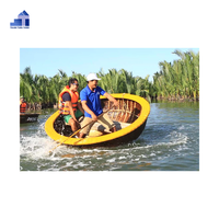 Bateaux vietnamiens en bambou / Bateau en bambou / Coracle en bambou / Bateau de pêche à rames à vendre Contact +84 963 949 178
