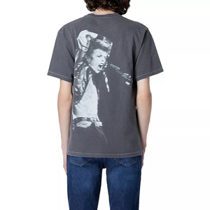 Nouveau T-shirt noir confortable, design personnalisé, col rond, style décontracté pour garçons/hommes - Product Image 2