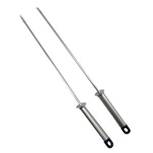 Juego de pinchos de Metal SS430 para barbacoa, alta calidad, con mango de acero inoxidable, 2 uds. - Product Image 6