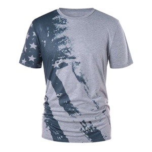 Vente en gros de vêtements personnalisés en tricot sérigraphiés du Bangladesh T-shirt à manches courtes et à col rond pour hommes - Product Image 1