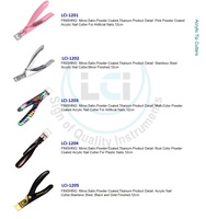 Ciseaux à faux ongles professionnels portables en acier inoxydable, logo personnalisable, coupe-ongles de manucure, beauté personnelle, 100 pièces