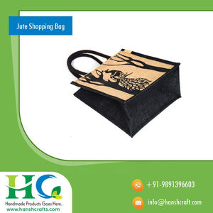 ถุงปอกระเจาทำมือกระเป๋าช้อปปิ้งอเนกประสงค์ย่อยสลายได้ตามธรรมชาติแบบหรูหรา - Product Image 6