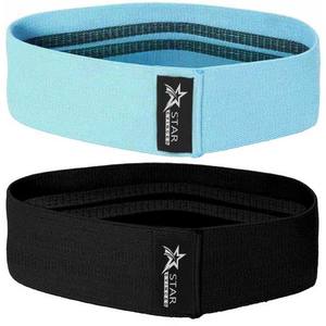 Women's Home Fitness Hip Strength Training <b>Bands</b> Wide Anti-Slip Fabric Resistance <b>Bands</b> for Booty <b>Exercise</b> Customizable Logo - Product Image 4