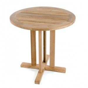 Simple Modern Outdoor <b>Round</b> <b>Bar</b> <b>Table</b> Solid Teak Wood Furniture From Indonesia - Product Image 4