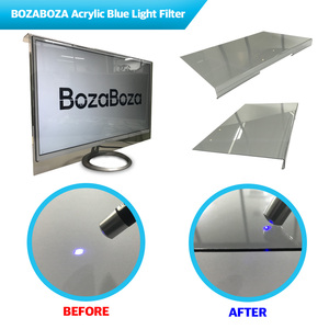 Protector de Pantalla de Acrílico Ligero Bozaboza, 98.7% Anti-Luz Azul, Sin Marco, 0.3mm de Grosor, 2.5D para Laptop/Notebook de 13"-32" - Product Image 3