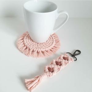 Coton Macramé Sous-verres Décor de Table - Product Image 1