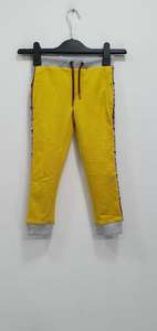 Pantalones Casuales de Marca de Alta Gama para Niños, Cintura Elástica Recta, Tejido 100% Algodón, Teñido, Transpirable - Product Image 2