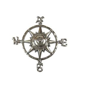 Fabricante y mayorista de vajilla de estilo náutico con brújula rosa de aluminio en técnica de fundición de metal - Product Image 1