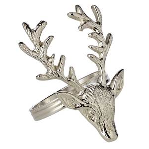 Servilleteros con acabado plateado de alta calidad con forma de hoja de arce para mesa y decoración de bodas para restaurantes y hoteles - Product Image 4