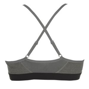 Sujetador deportivo sin costuras de alto soporte para mujer, conjuntos de ropa deportiva personalizada de secado rápido con logotipo frontal, diseño transpirable - Product Image 6