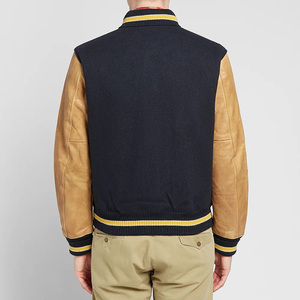 La mejor calidad de moda Bomber a granel de satén de seda Super chaqueta unisex Chaquetas universitarias de béisbol personalizadas - Product Image 3